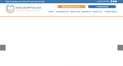 Desktop Screenshot of davidcrumptondds.com